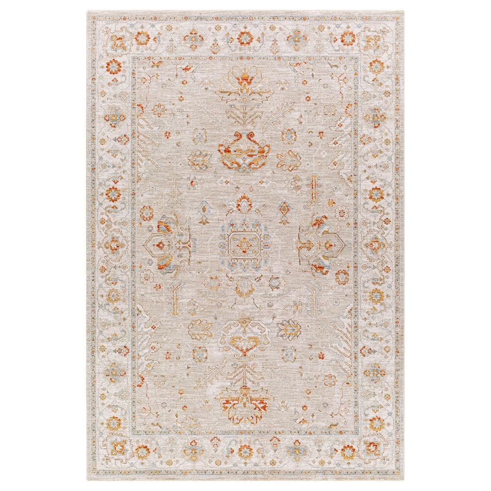 Surya Avant Garde AVT-2319 10" x 14" Orange, Blue and Beige Area Rug, , large