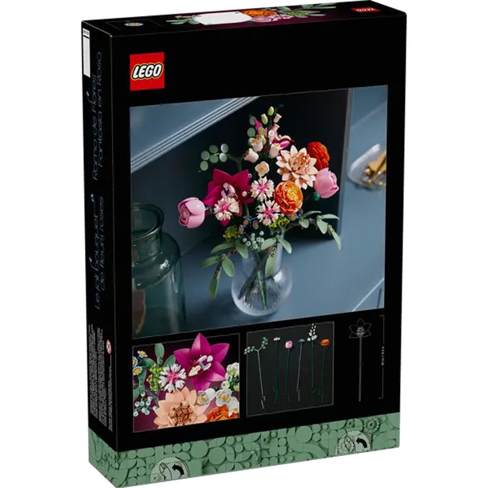 LEGO Botanicals Pretty Pink Flower Bouquet, , large