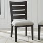 Millenium Galliden Dining Table and 10 Chairs in Light Brown and Black, , large