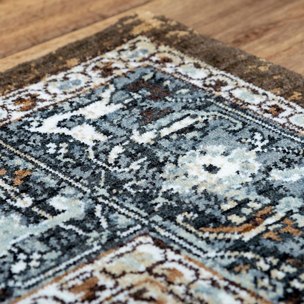 RIZZY Elite 10&#39; x 13&#39; Brown and Denim Area Rug, , large