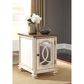 Ashley Realyn Chairside End Table in White and Brown, , large