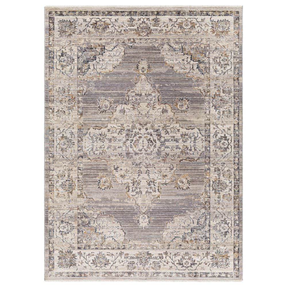 Surya Aida 2"7" x 4"11" Beige, Medium Gray, Tan, Gray, Charcoal and Deep Teal Area Rug, , large