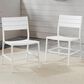 Linon Home Decor Holland Patio Side Chair in White (Set of 2), , large