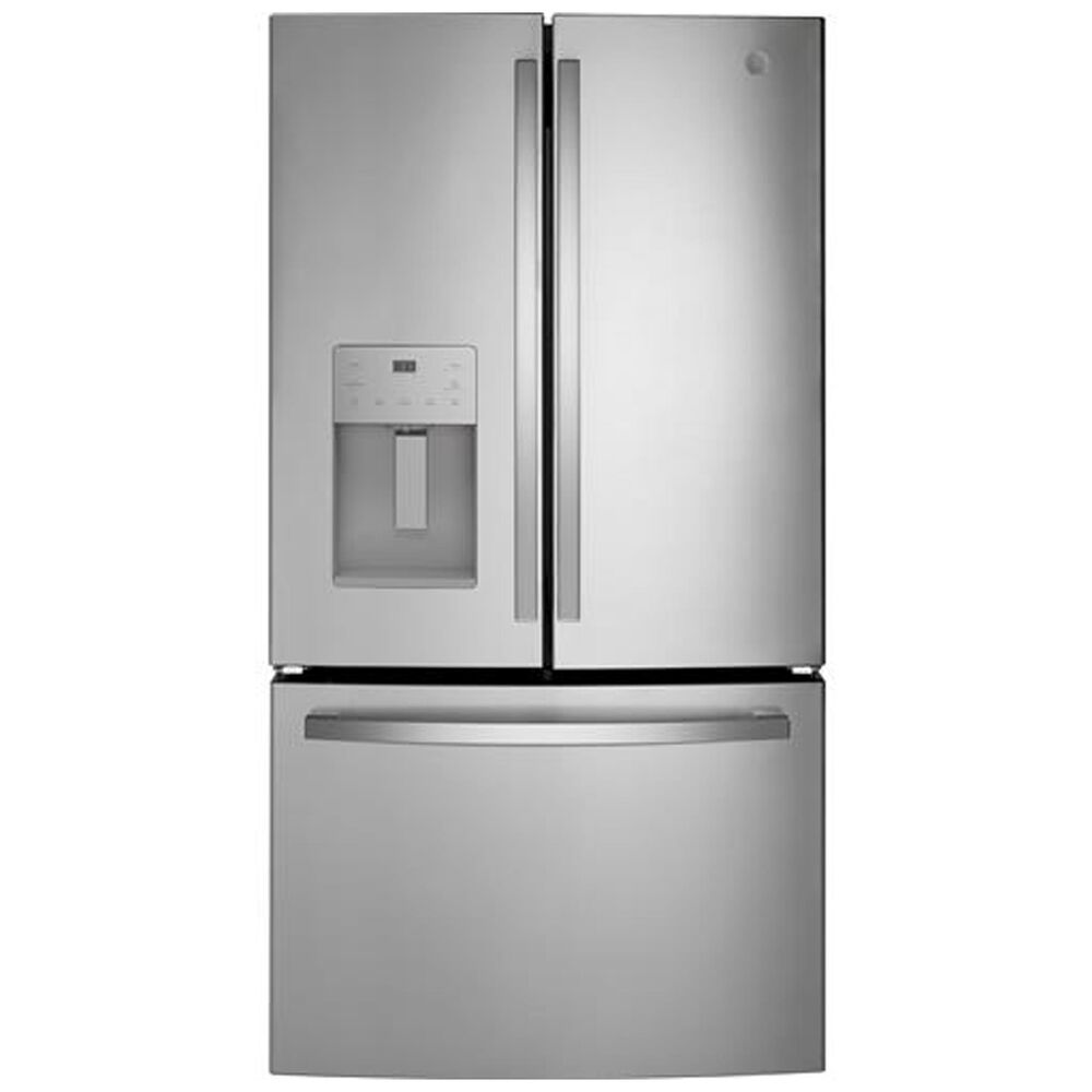 GE Appliances 25.6 Cu. Ft. French-Door Refrigerator in Stainless Steel, , large