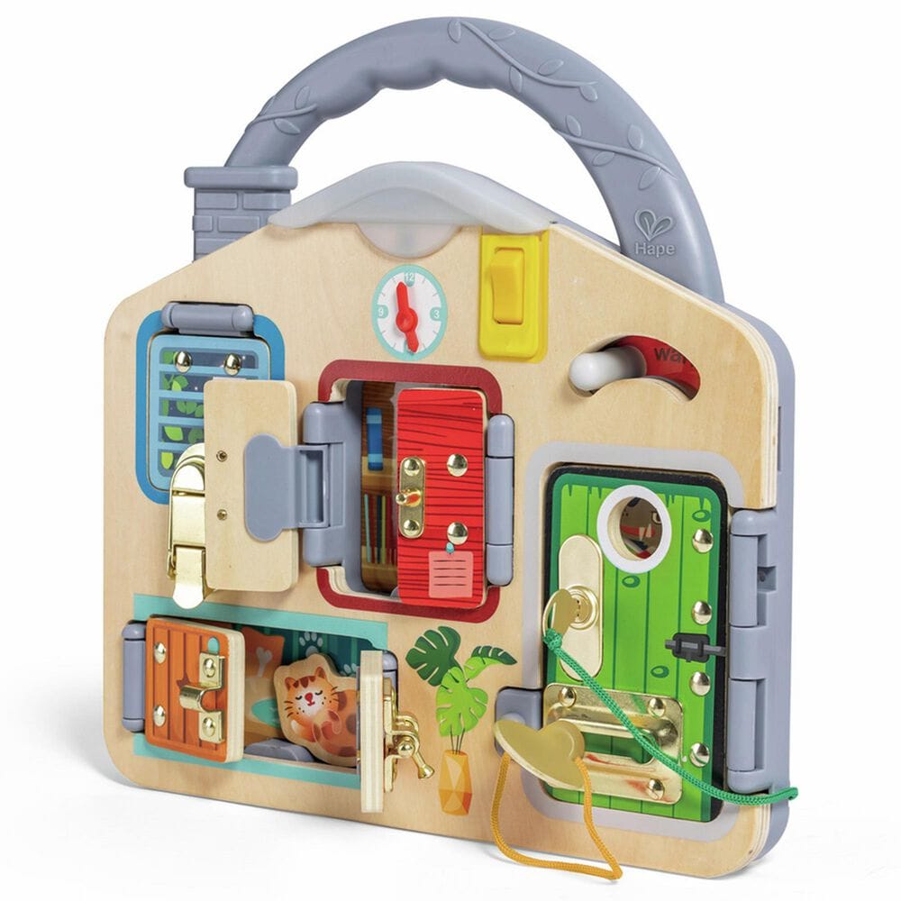 Hape Toys Lock and Learn Playboard, , large