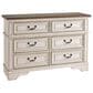 Ashley Realyn Youth Dresser in Chipped White, , large