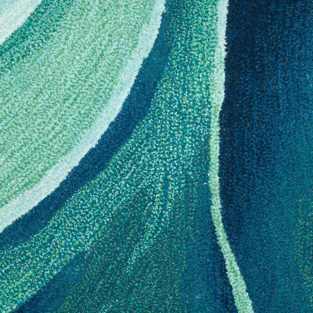 Nourison Prismatic Silver and Green 2&#39; x 3&#39; Area Rug, , large