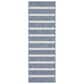 Nourison Positano POS03 Navy and Ivory 2" x 6" Indoor/Outdoor Runner, , large