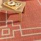 Surya Alfresco 5"11" x 8"10" Rust, Brown and Beige Indoor/Outdoor Area Rug, , large