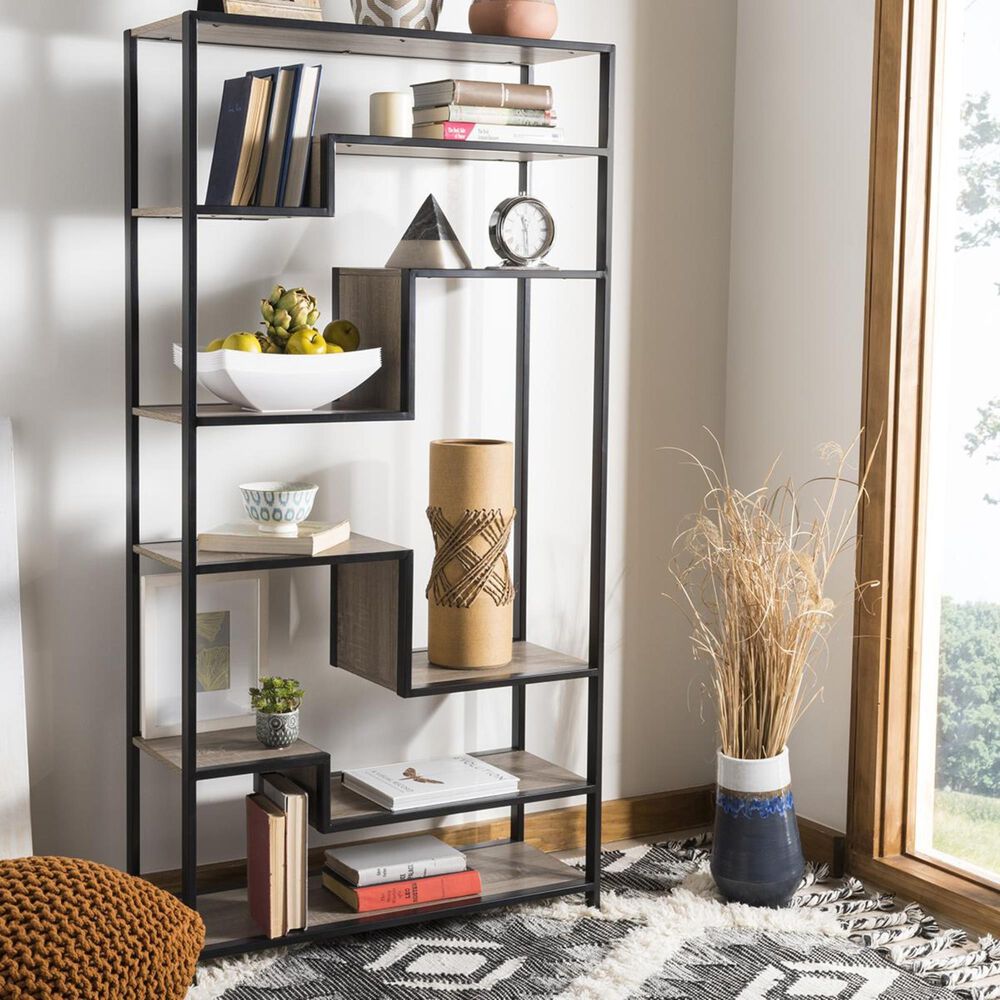 Safavieh Joanna Etagere in Light Brown/Black, , large