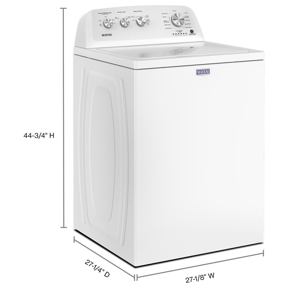Maytag 3.8 Cu. Ft. Top Load Washer with Deep Fill in White, , large