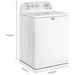 Maytag 3.8 Cu. Ft. Top Load Washer with Deep Fill in White, , large