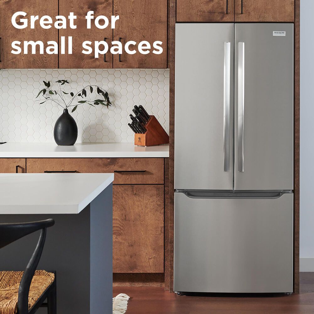 Frigidaire Gallery 20.0 Cu. Ft. Standard-Depth French Door Refrigerator in Stainless Steel, , large