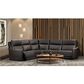 Elran Furniture 5-Piece Power Reclining Sectional in Graphite, , large