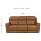 Mayberry Hill Mustang Power Reclining Sofa in Aline Butternut, , large