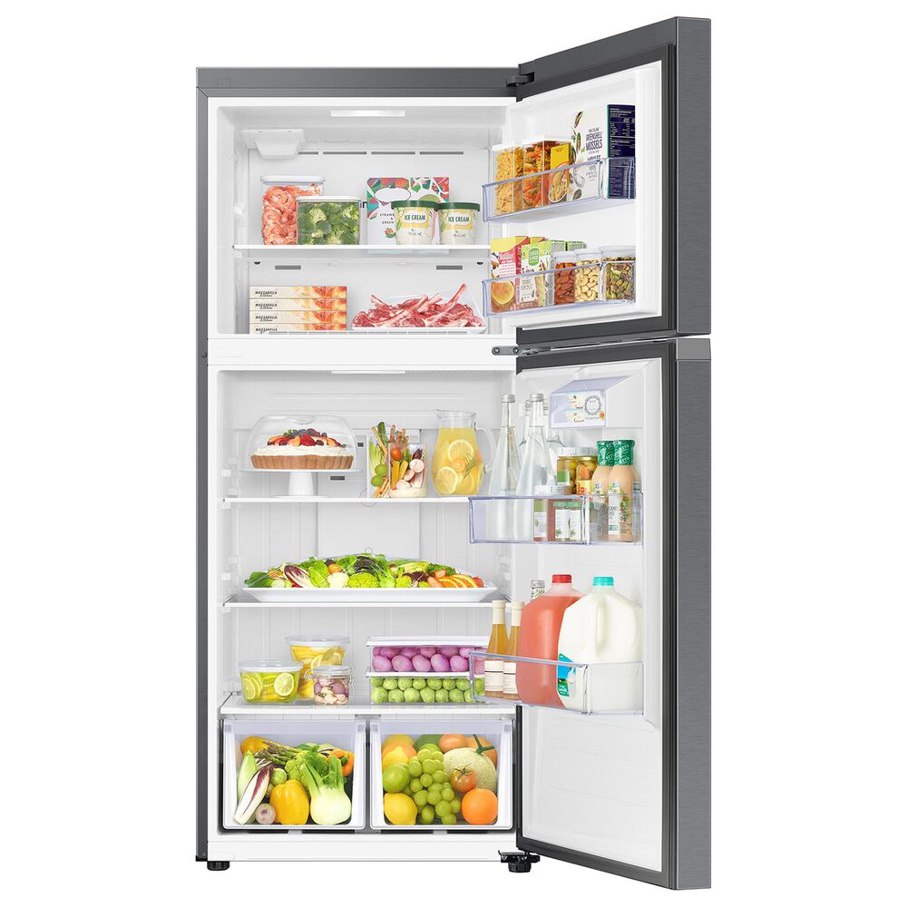 Samsung Bespoke AI 18 Cu. Ft. Top Freezer Refrigerator with All-Around Cooling in Stainless Steel, , large