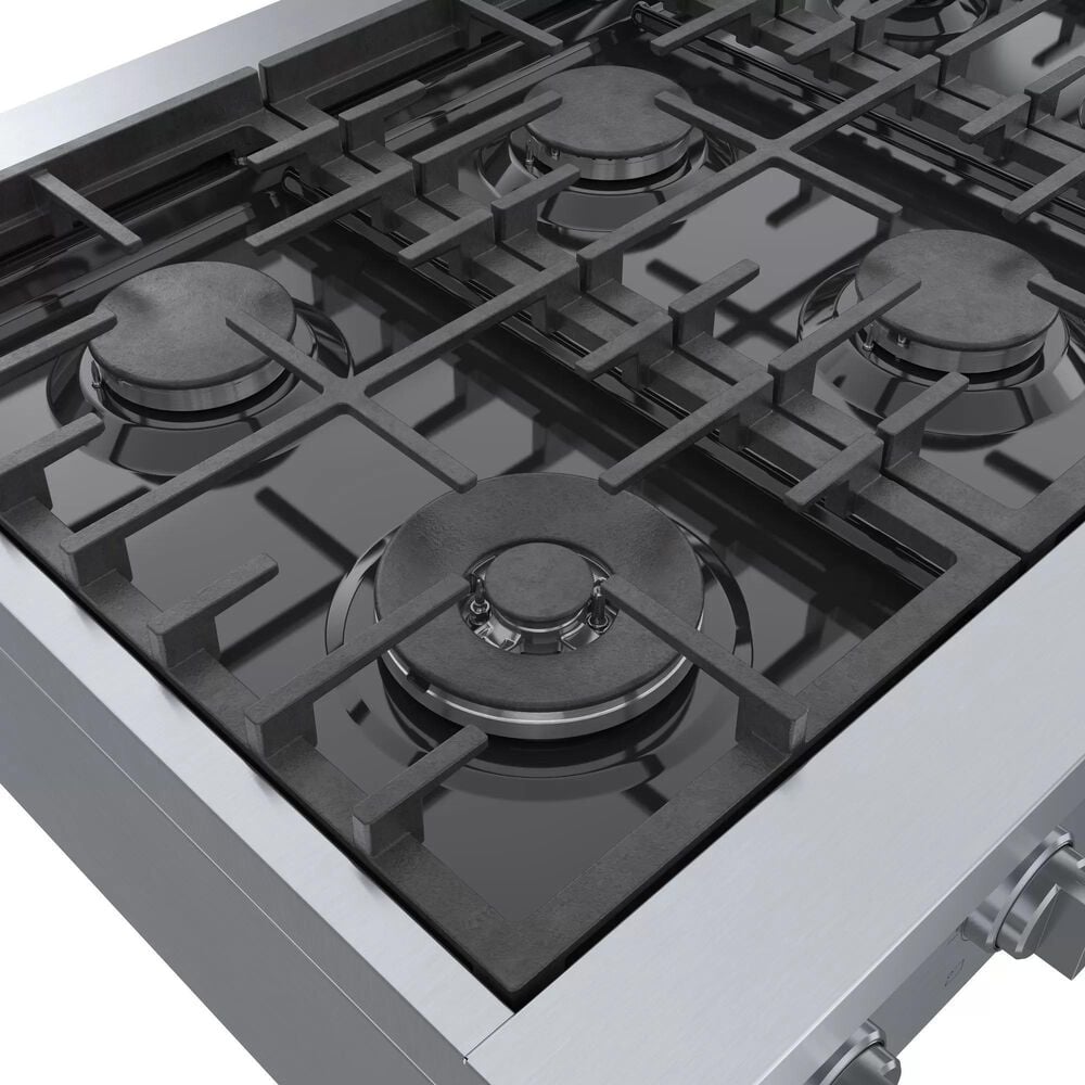 Bosch 36&quot; Gas Cooktop with 6 Burners in Stainless Steel, , large