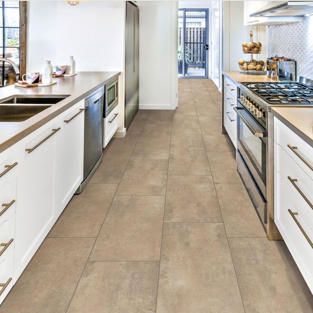 Tru-Cor PBE Tile Rust Metallic 16&quot; x 32&quot; Luxury Vinyl Tile, , large