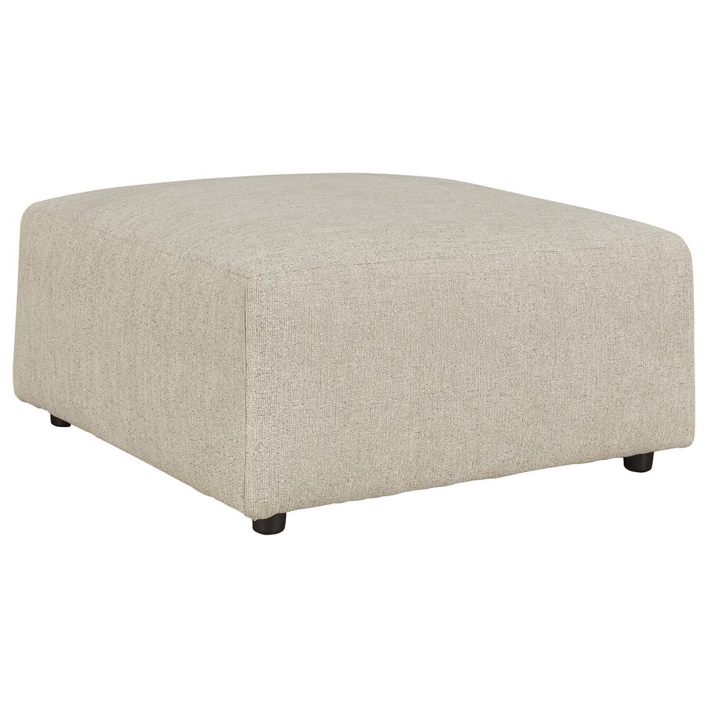 Ashley Edenfield Oversized Accent Ottoman in Linen, , large