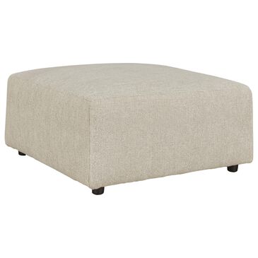 Ashley Edenfield Oversized Accent Ottoman in Linen, , large