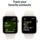 Apple Watch SE GPS 44mm Starlight Aluminum Case with Starlight Sport Band - M/L, , large