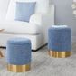 Lumisource Marla 2-Piece Nesting Ottoman Set in Blue, , large