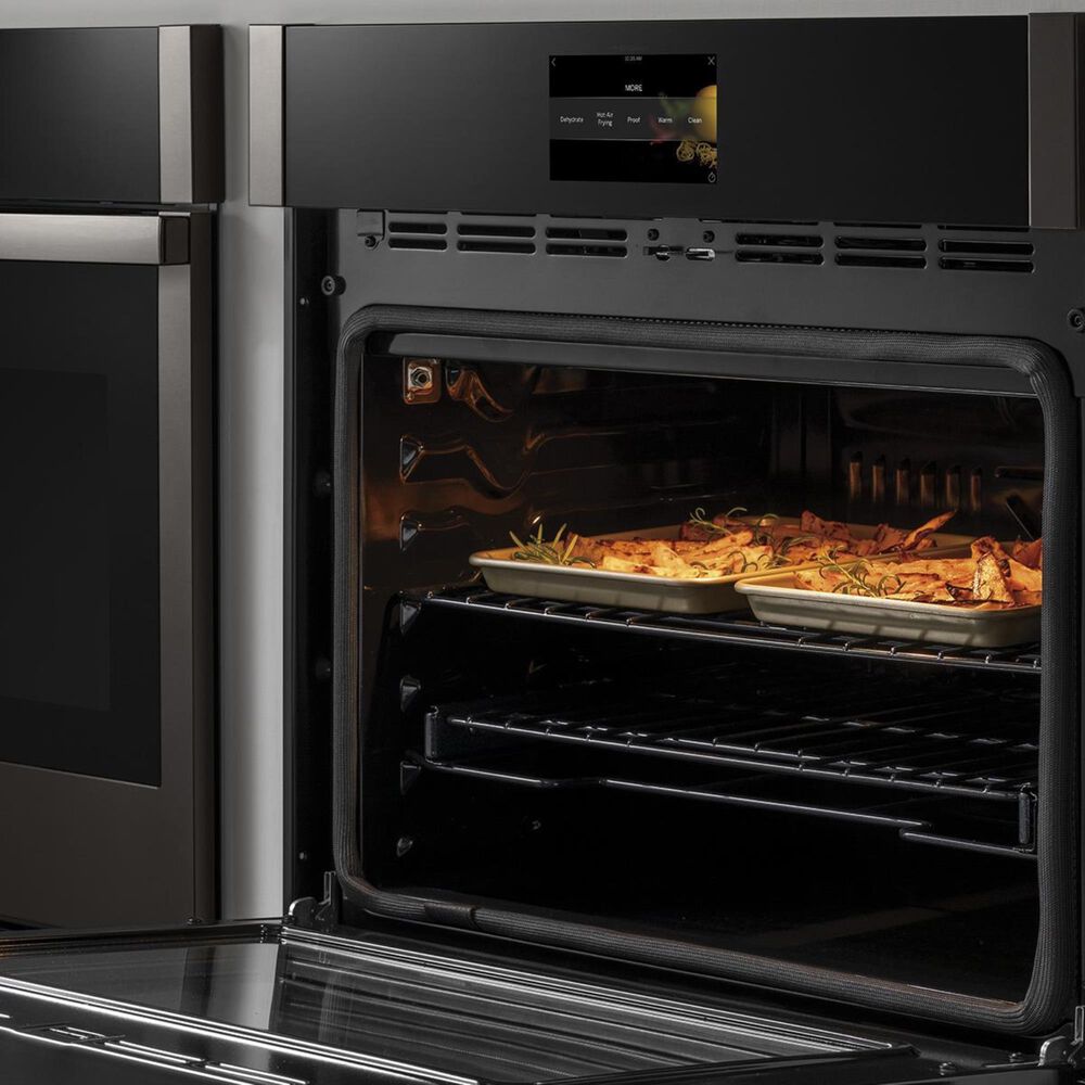GE Profile 30&quot; Smart Built-In Convection Double Wall Oven - Black Stainless Steel, , large