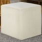 Lifestyle Solutions Grady Square Ottoman in Snow, , large