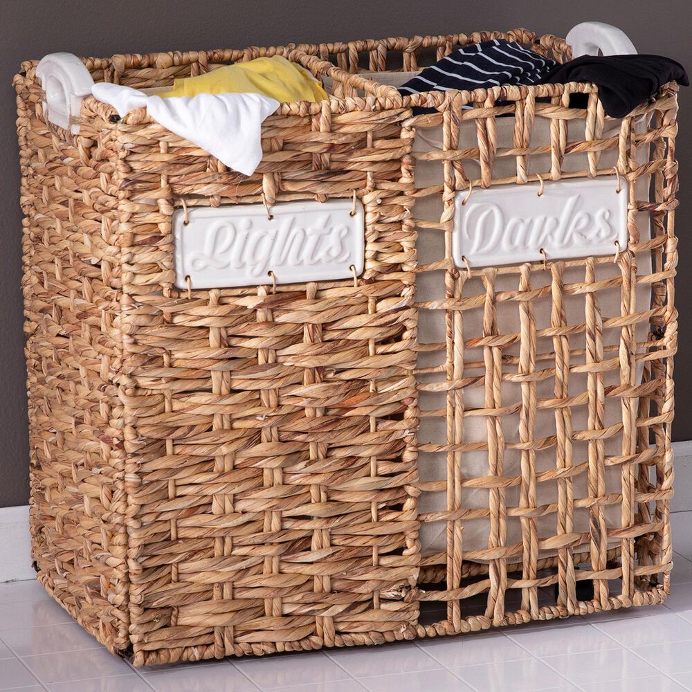 Southern Enterprises Lohja Laundry Hamper in Natural, , large