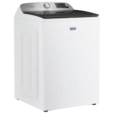 Maytag 5.2 Cu. Ft. Smart Pet Pro Top Load Agitator Washer in White, , large