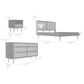 Blue River Saratoga 4-Piece Queen Bed Set in Black and Natural, , large