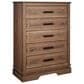 New Heritage Design Coventry Hall 5-Drawer Chest in Pecan, , large