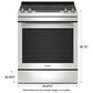Maytag 30" Slide-In Electric Range in Fingerprint Resistant Stainless Steel, , large