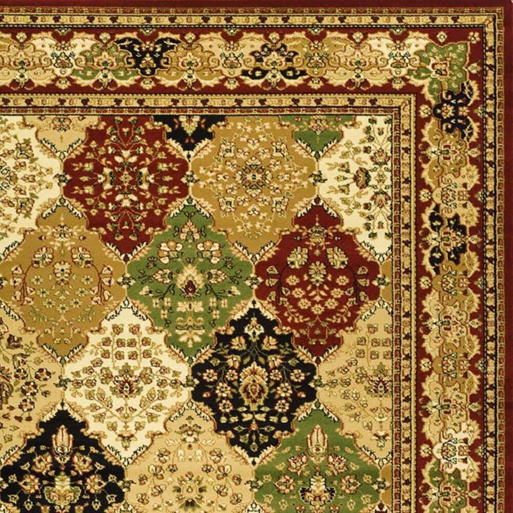 Safavieh Lyndhurst LNH221 3&#39;3&quot; x 5&#39;3&quot; Multicolor and Red Area Rug, , large