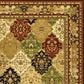 Safavieh Lyndhurst LNH221 3"3" x 5"3" Multicolor and Red Area Rug, , large