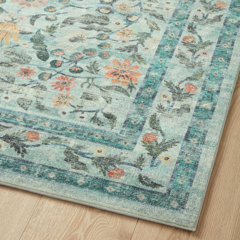 Rifle Paper Co. x Loloi Courtyard 2&#39; x 5&#39; Eve Sage Runner, , large