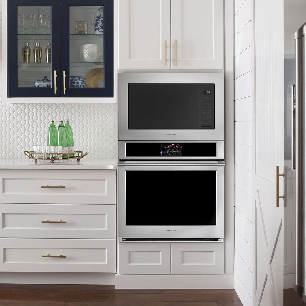 Monogram 30" Smart Electric Convection Single Wall Oven Statement Collection - Stainless Steel, , large