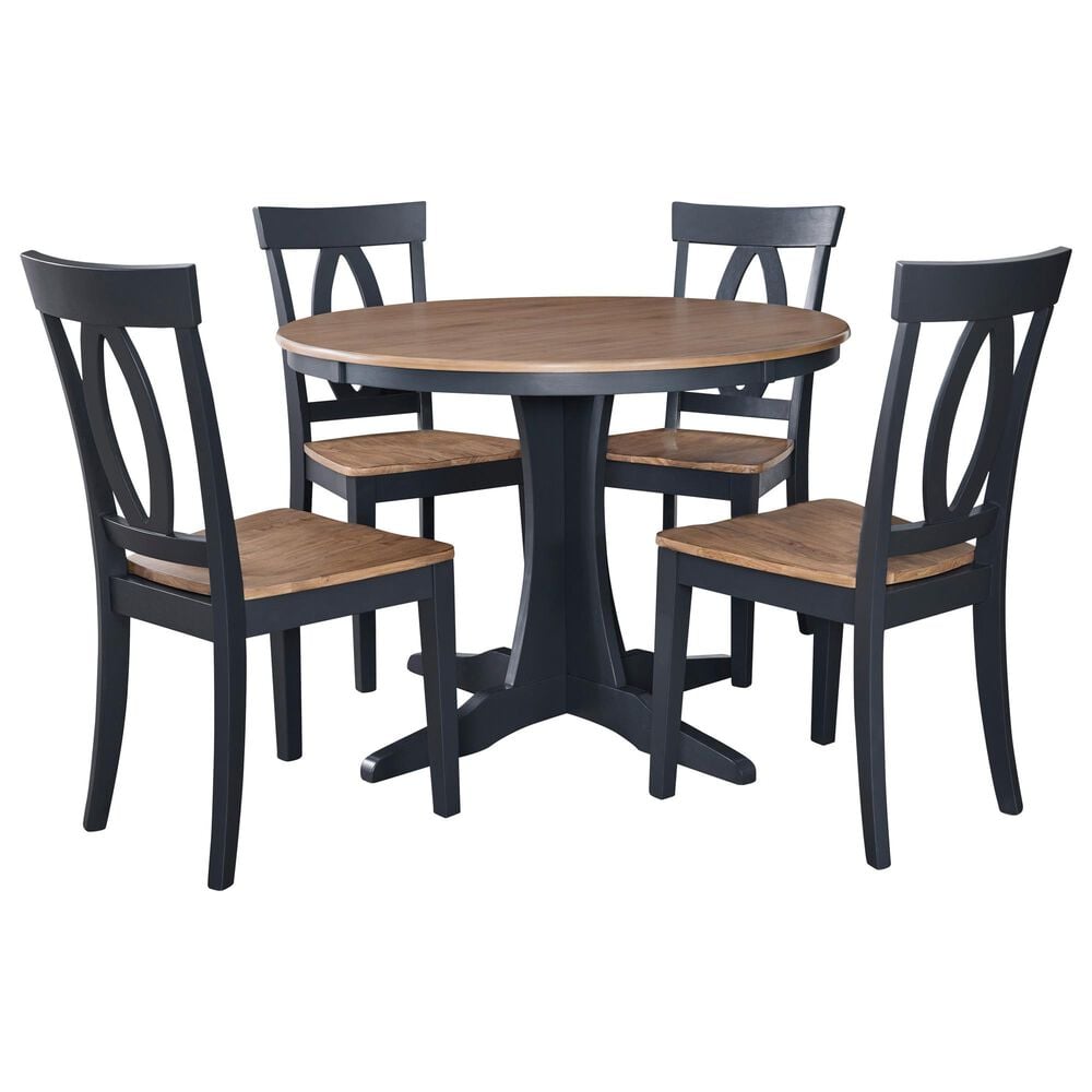 Ashley Landocken 5pc Dining Set in Brown/Blue, , large
