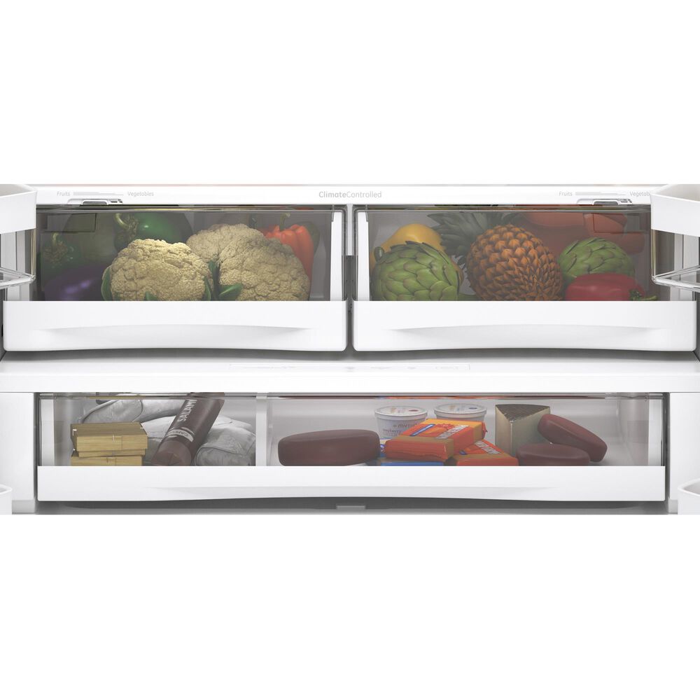 GE Appliances 28.7 Cu. Ft. 3-Door French Door Refrigerator in Stainless Steel, , large