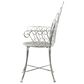Hearth and Haven Outdoor Arm Chair with Fan-Shaped Backrest in Gray, , large