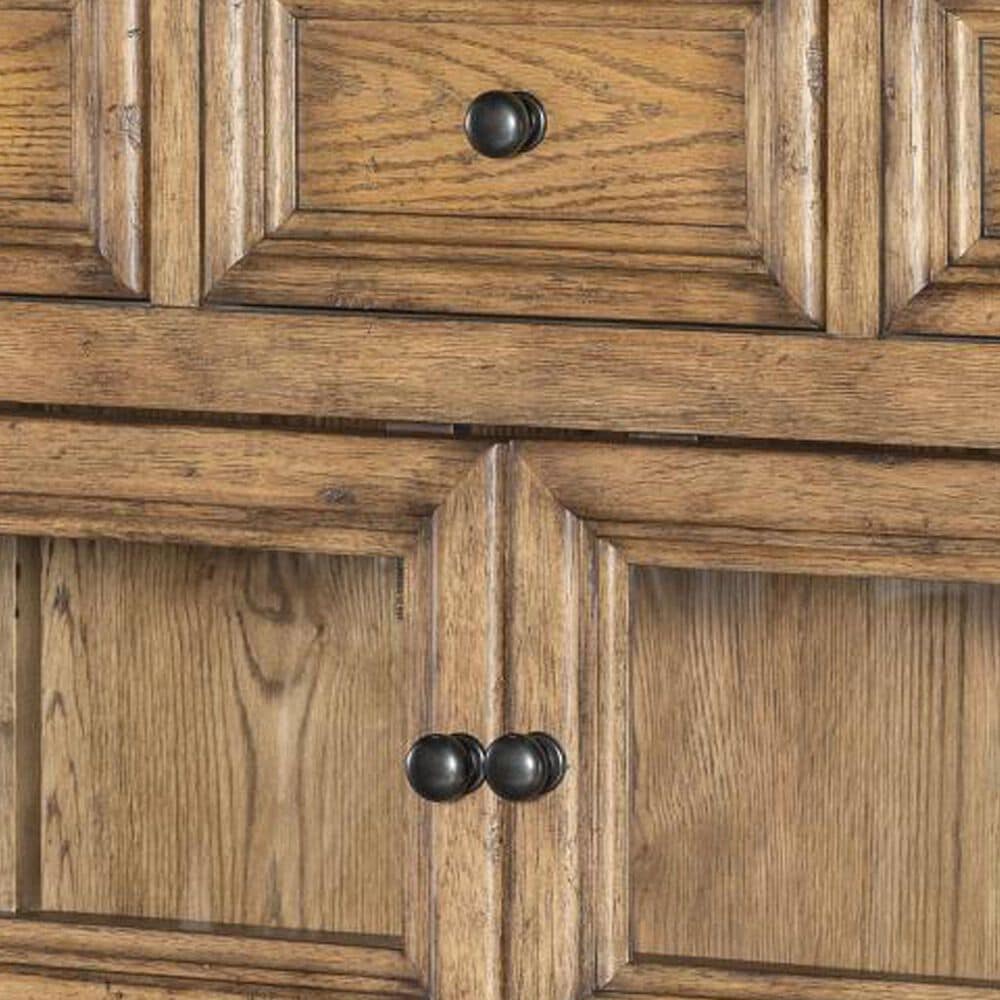 Legacy Classic Vintage Market Glass Door 6-Drawer Chest in Barnwood Oak, , large