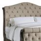 Hooker Furniture Rhapsody King Bed with Beige Upholstered in Reclaimed Natural, , large