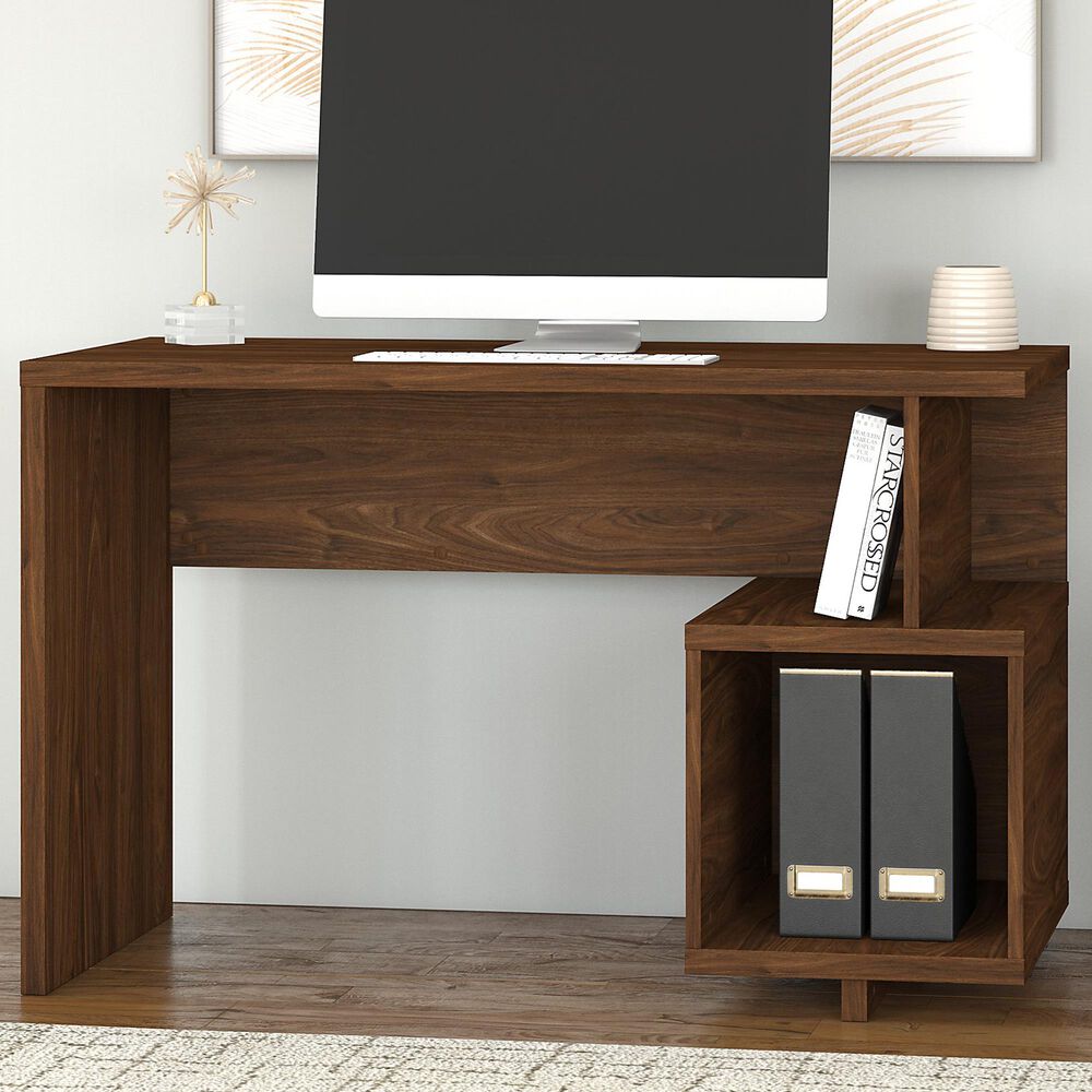 Bush Madison Avenue 48" Desk in Modern Walnut, , large