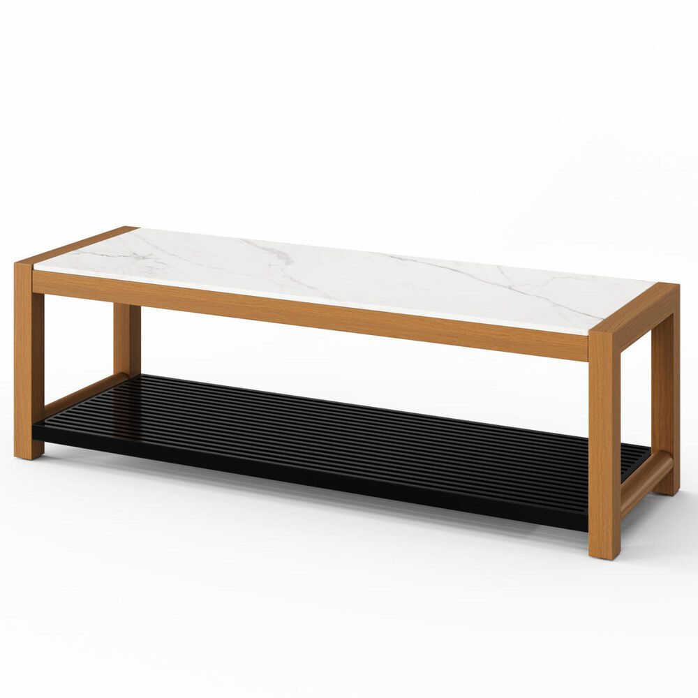 Clear Creek Collection Cove Outdoor Coffee Table in Charcoal and Black, , large