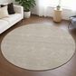 Dalyn Rug Company Soft Essentials Solid Beige 8" Round Area Rug, , large