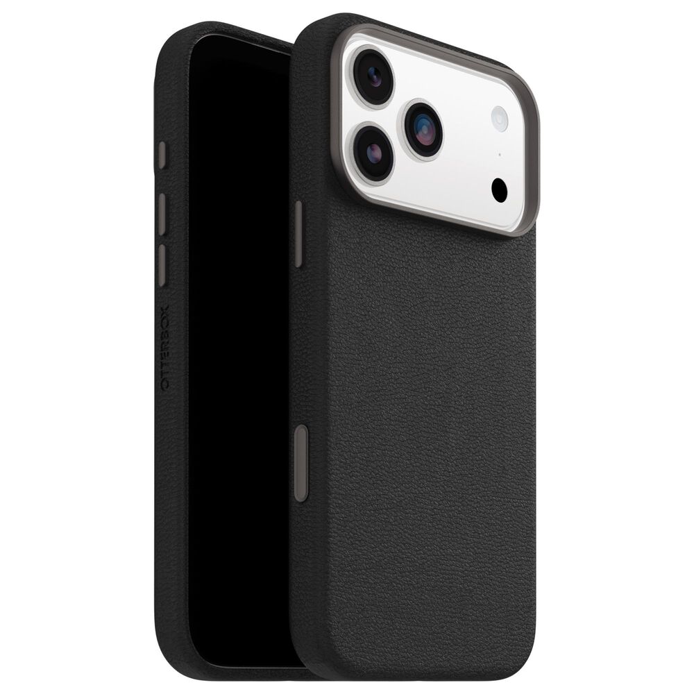 OtterBox Symmetry Cactus Leather Case for iPhone 17 Pro Max in Noir Ash, , large