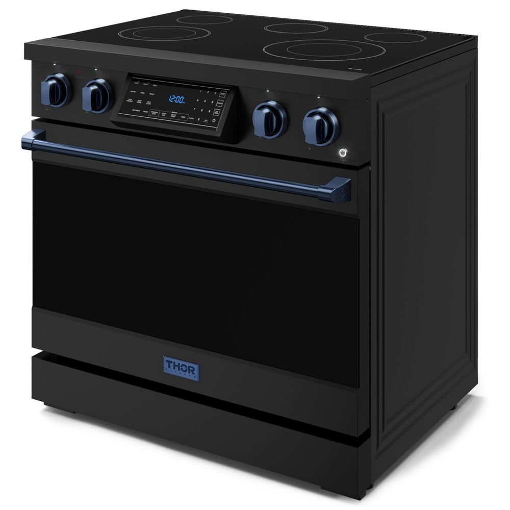 THOR KITCHEN 3-Piece Kitchen Package with 17.5 Cu. Ft. French-Door Refrigerator in Black and Navy Blue, , large