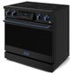 THOR KITCHEN 3-Piece Kitchen Package with 17.5 Cu. Ft. French-Door Refrigerator in Black and Navy Blue, , large
