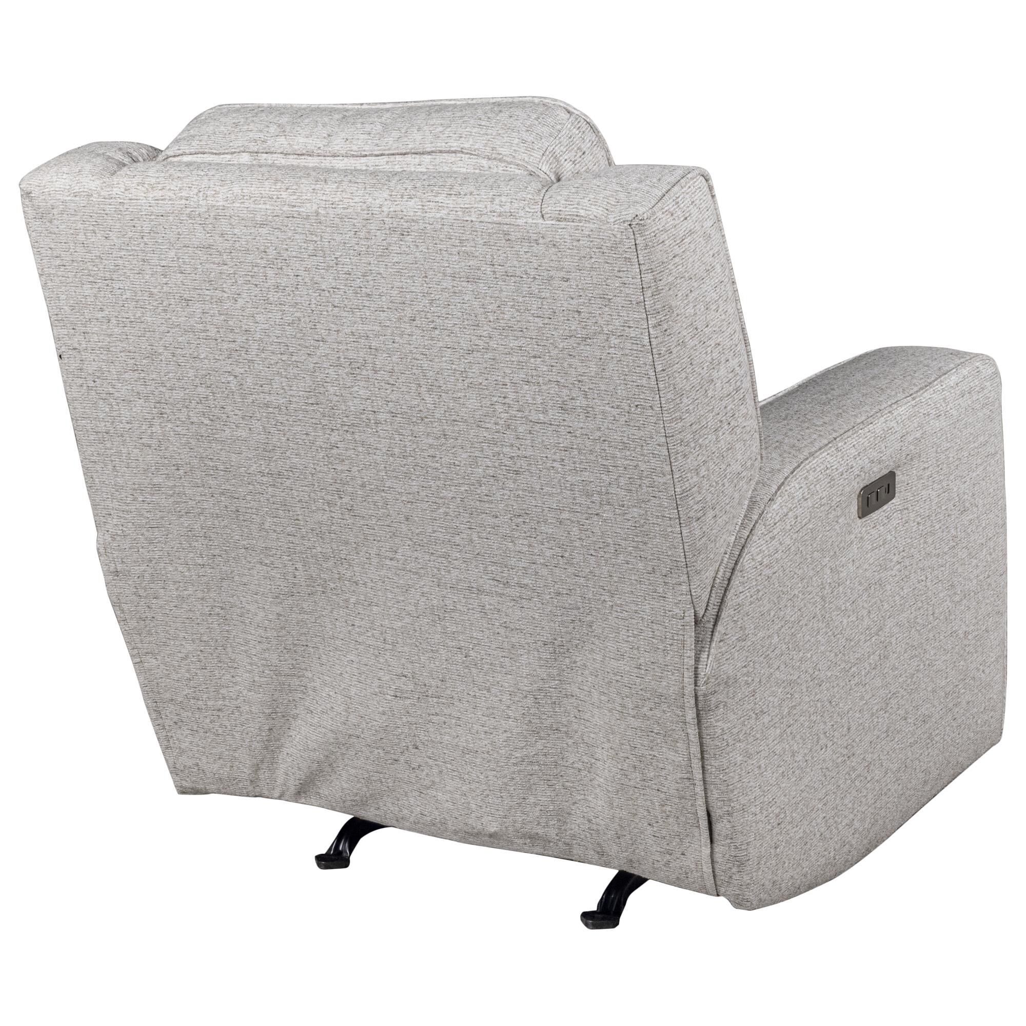 Southern Motion City Limits Power Rocker Recliner in Mavis Sugar