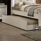 Furniture of America Allie Full Panel Bed without Trundle in Pearl White, , large